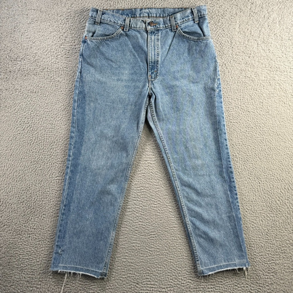 Vintage Levis Jeans Mens 38x32 (Fits‎ 36x28) 506 Straight Orange Tab Made in USA